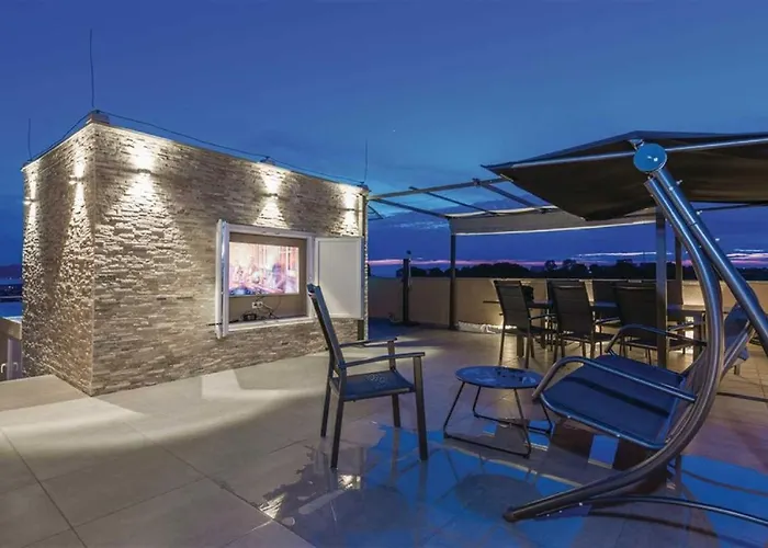 Panorama With Rooftop Pool Ploce (Zadar)