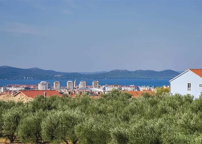 Panorama With Rooftop Pool Βίλα Ploce (Zadar)